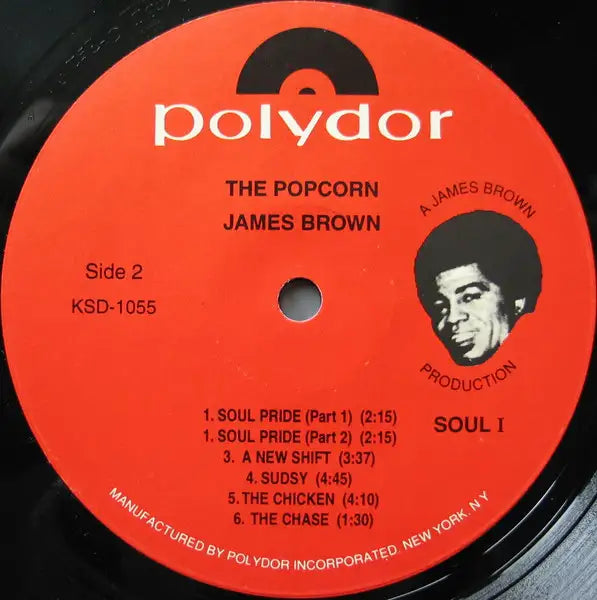 James Brown Directs And Dances With The James Brown Band – The Popcorn | LP Record